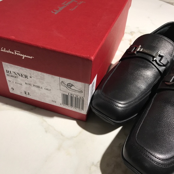 NWT Salvatore Ferragamo pebbles leather shoes - Picture 7 of 8